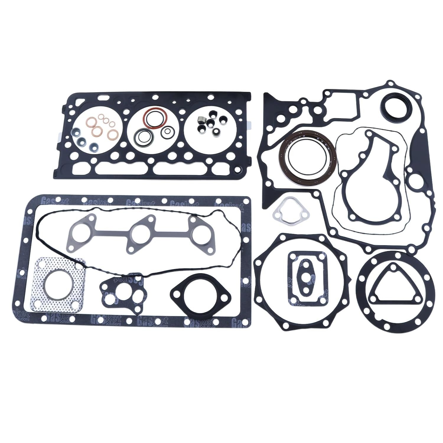 Overhaul Gasket Kit 1G823-99350 1G962-99363 Compatible for Kubota D902 Engine