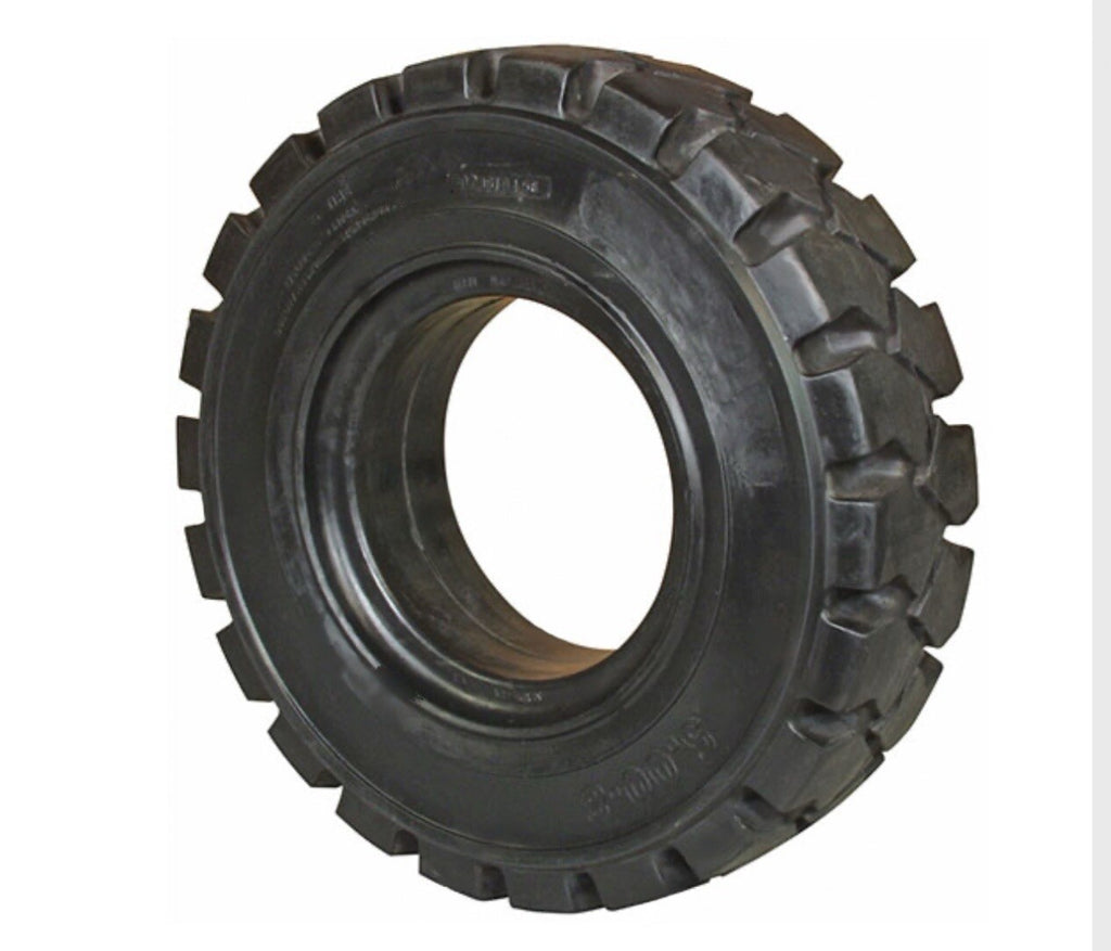 Forklift Pneumatic Tire 5.00x8 Solid Rubber Durable Heavy Duty Replacement