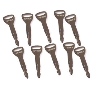 10 Ignition Keys 57591-23330-71 162597 for Toyota Forklift 7F20-30 8F20-30