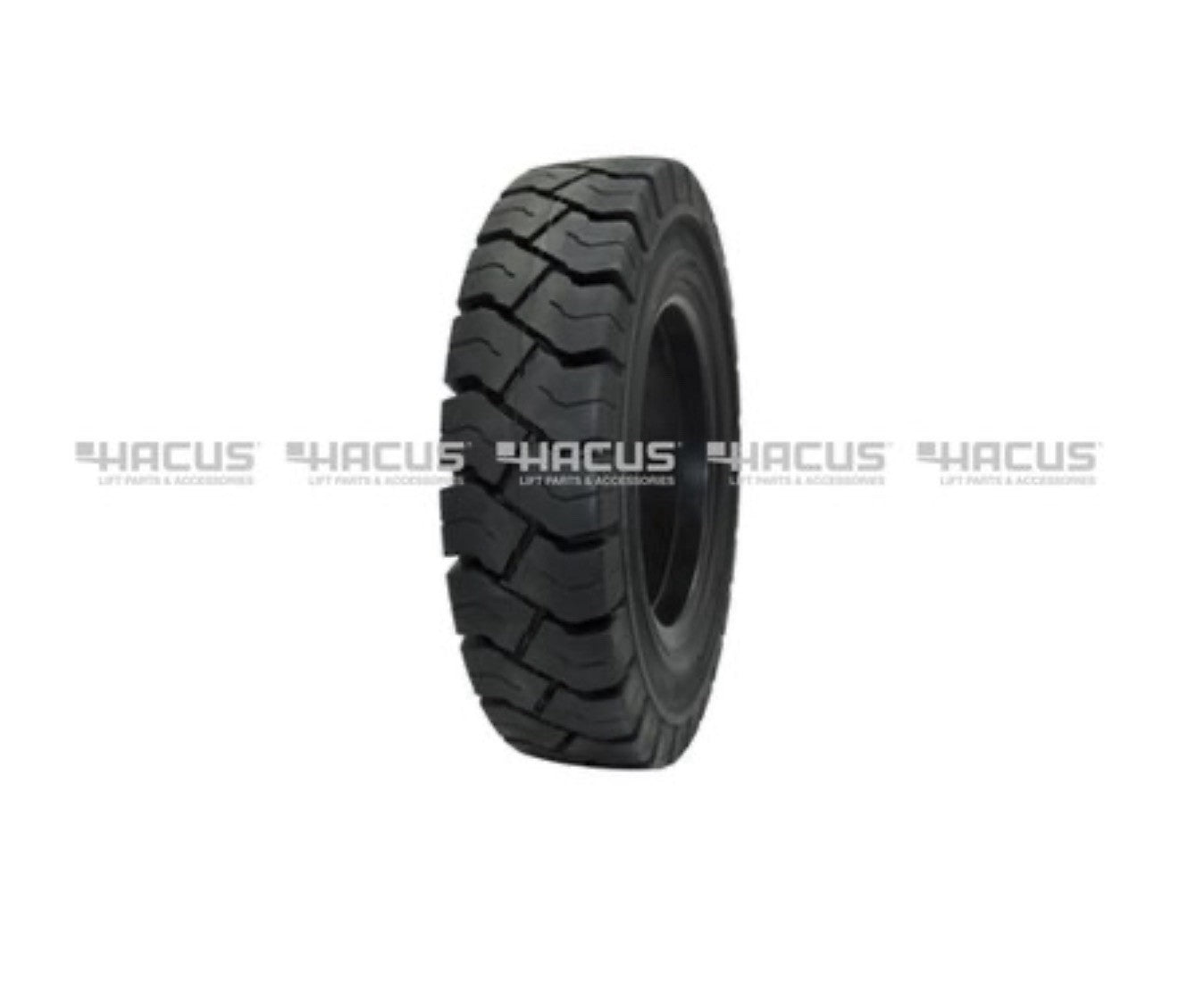 Forklift Solid Pneumatic Tires 7.00-15 Black Traction | Set of 2