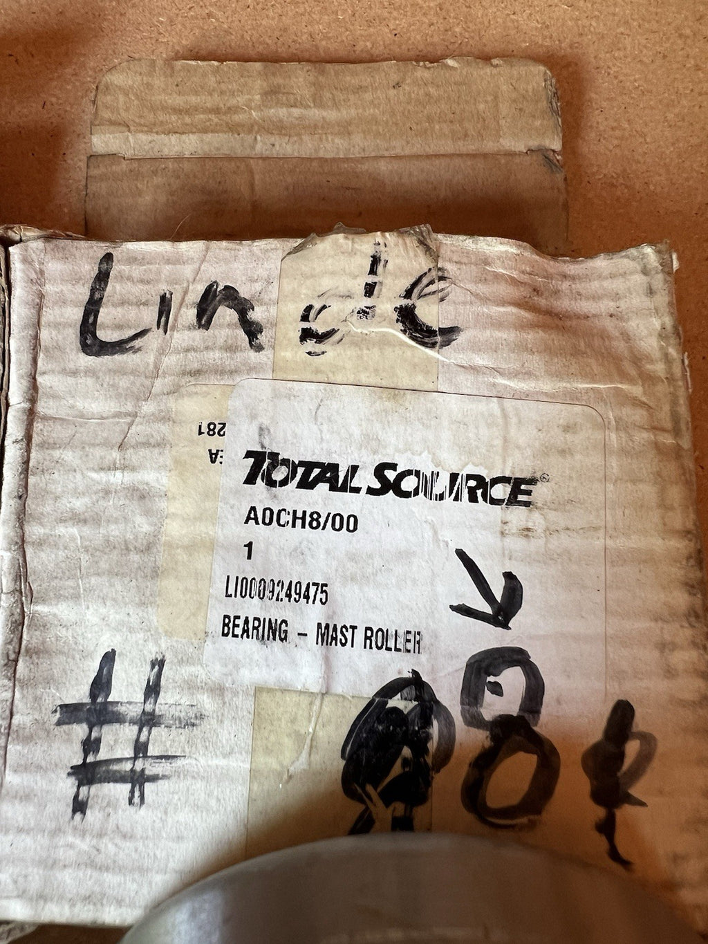 (QTY 2) LI0009249475 Linde Forklift Mast Roller