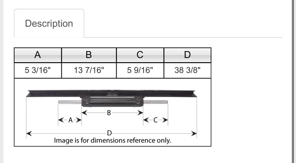 6025686 Forklift Cylinder Sideshift - Replacement for Cascade | Fits F-Series