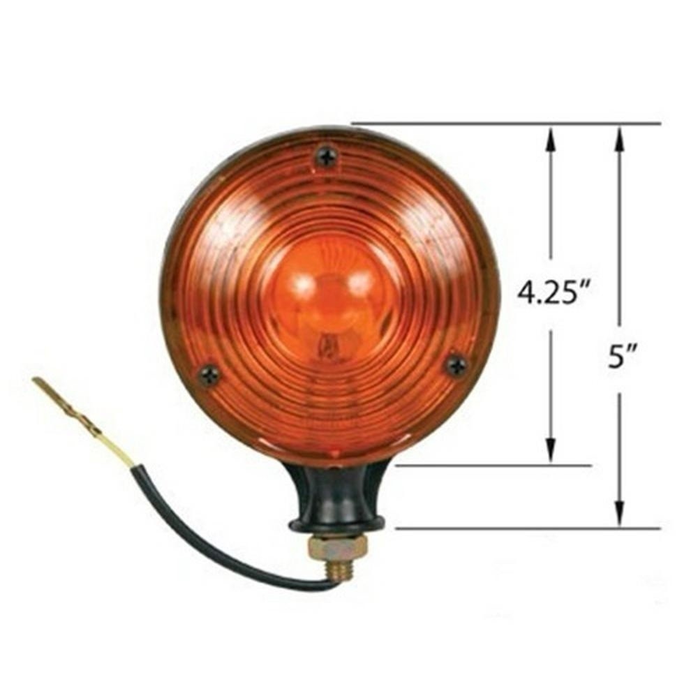 Tractor Caution Lights 2 pk Fits Case IH Fits John Deere Fits Ford