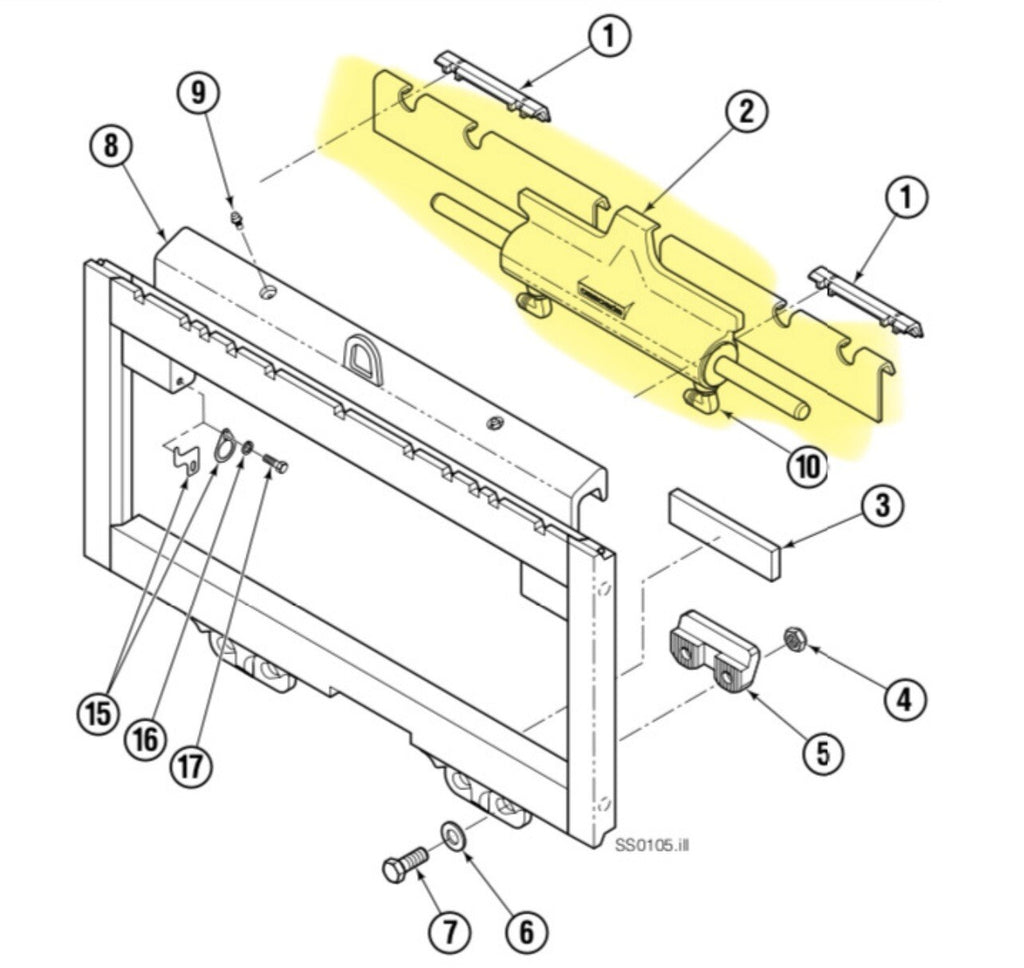 Forklift Seal Kit For Cascade 100E Side Shifter | See Description