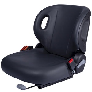 New Forklift Seat Black  BF2-2-A – Universal Fit | Foldable Design