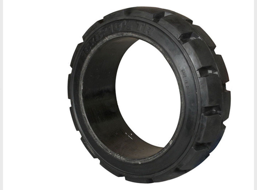 FORKLIFT TIRE 16X5X10.5 TRACTION PRESS ON | BLACK