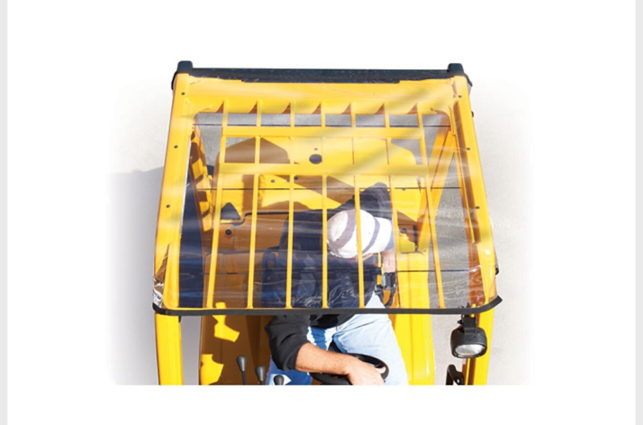 UNIVERSAL FORKLIFT FORKSHIELD/CLEAR CAP | 33"L x 45"W | FITS ALL MODELS