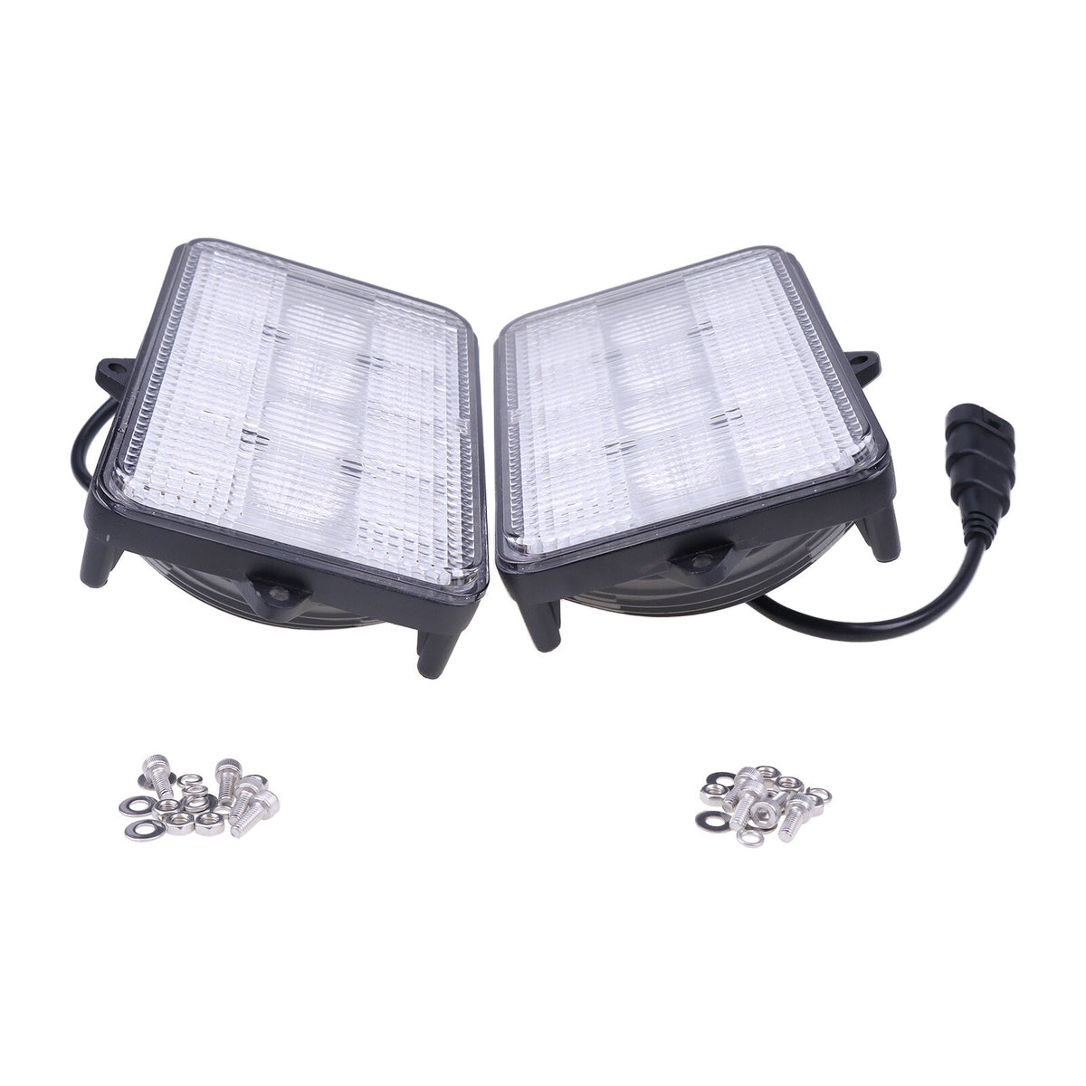 2X LED Cab Lights AH159332 For John Deere Combines 9400 9500 9600 9450 9660