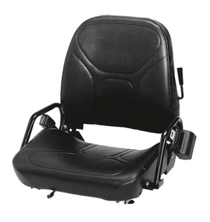 NEW KOMATSU STYLE FOLDING FORKLIFT SEAT WITH SEATBELT | NISSAN CAT
