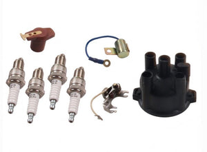 Tune Up Kit Toyota 5R ENGINE | Cap Rotor Spark plugs (4) Wire Set & Condenser