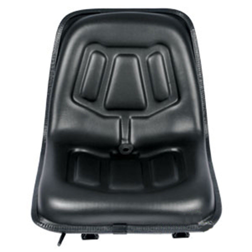 Universal Tractor Seat w/ Slide Tracks Fits Bobcat Kubota Yanmar White