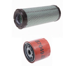 Nissan Forklift Air & Oil Filter Set For K21/K25 Engine Fits Komatsu Nissan