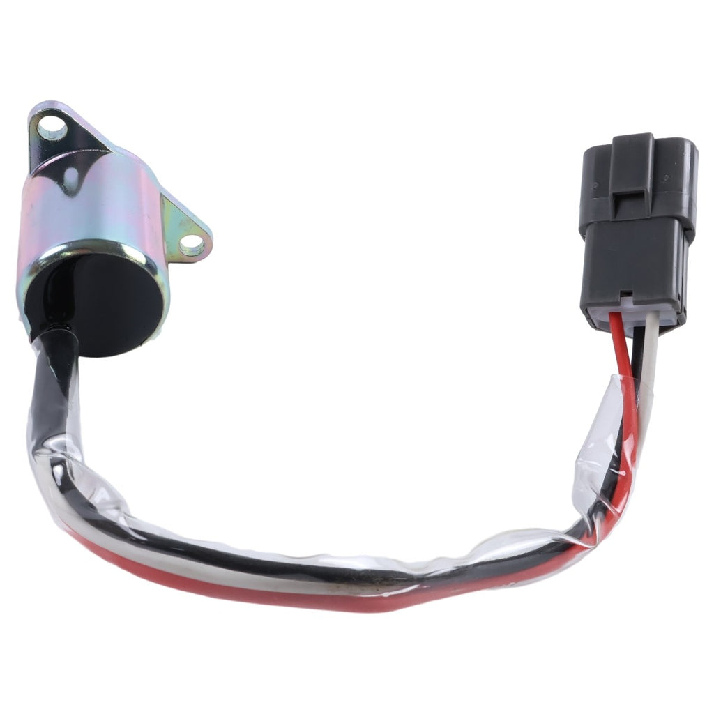 Yanmar 12V Fuel Shut-Off Solenoid 1503ES-12S5SUC12S | Komatsu PC40 PC45