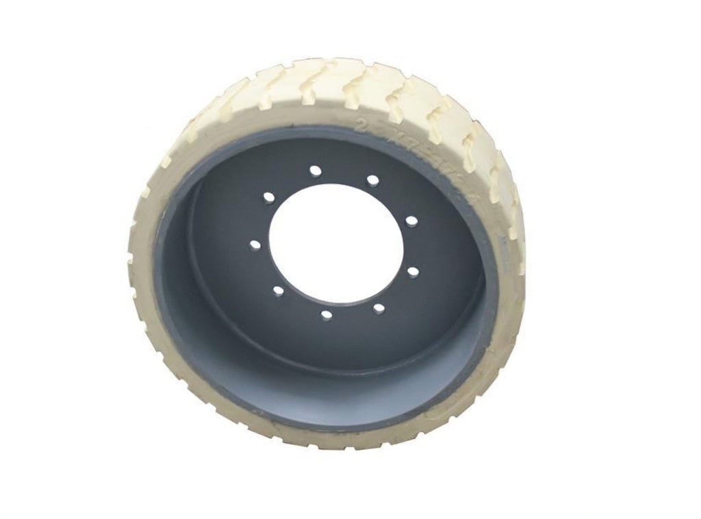 (2 TIRES) Genie 94909GT,NON MARKING TREAD,MOULD ON(Rear)(Solid)(22"X7")(9 Hole)