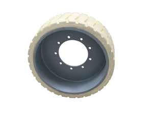(2 TIRES) Genie 94909GT,NON MARKING TREAD,MOULD ON(Rear)(Solid)(22"X7")(9 Hole)