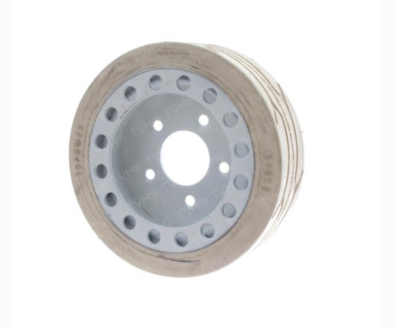 New SKYJACK 158439 NM Threaded Mould on Wheel with Brake Ring - 200x8 WHITE