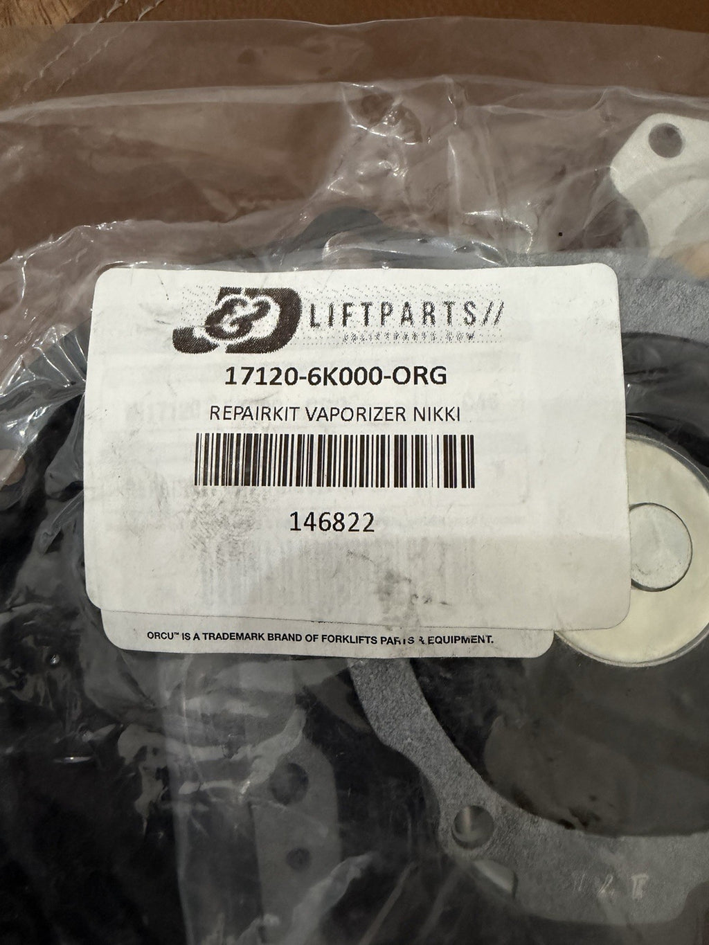 NI17120-6K000 17120-6K000 Rebuild kit NI16310-0K000 Regulator Vaporizer LPG