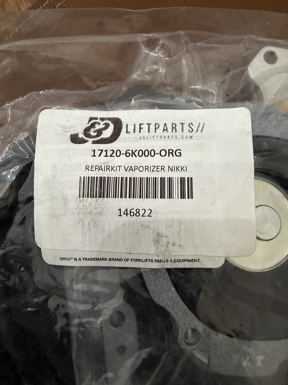 NI17120-6K000 17120-6K000 Rebuild kit NI16310-0K000 Regulator Vaporizer LPG