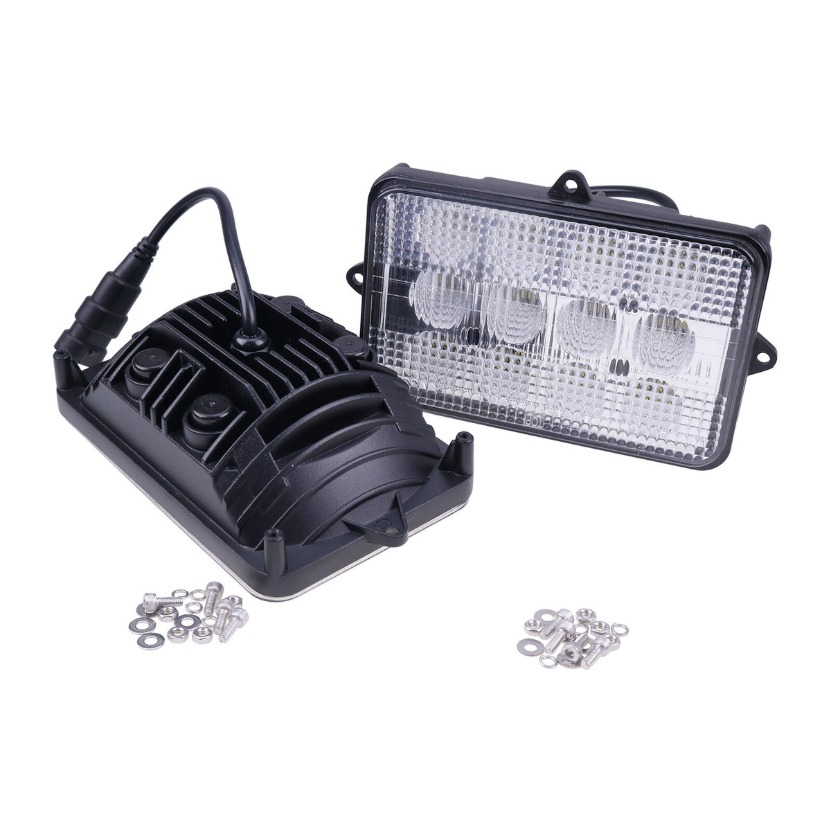 2X LED Cab Lights AH159332 For John Deere Combines 9400 9500 9600 9450 9660