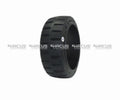 Forklift Cushion Tires 21x8x15 Press-On Black Traction | Set of 2