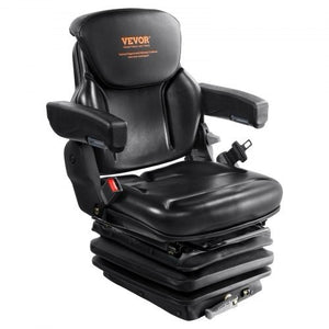 Suspension Adjustable Backrest Armrest With Safety Beltv Forklift Tractor Seat