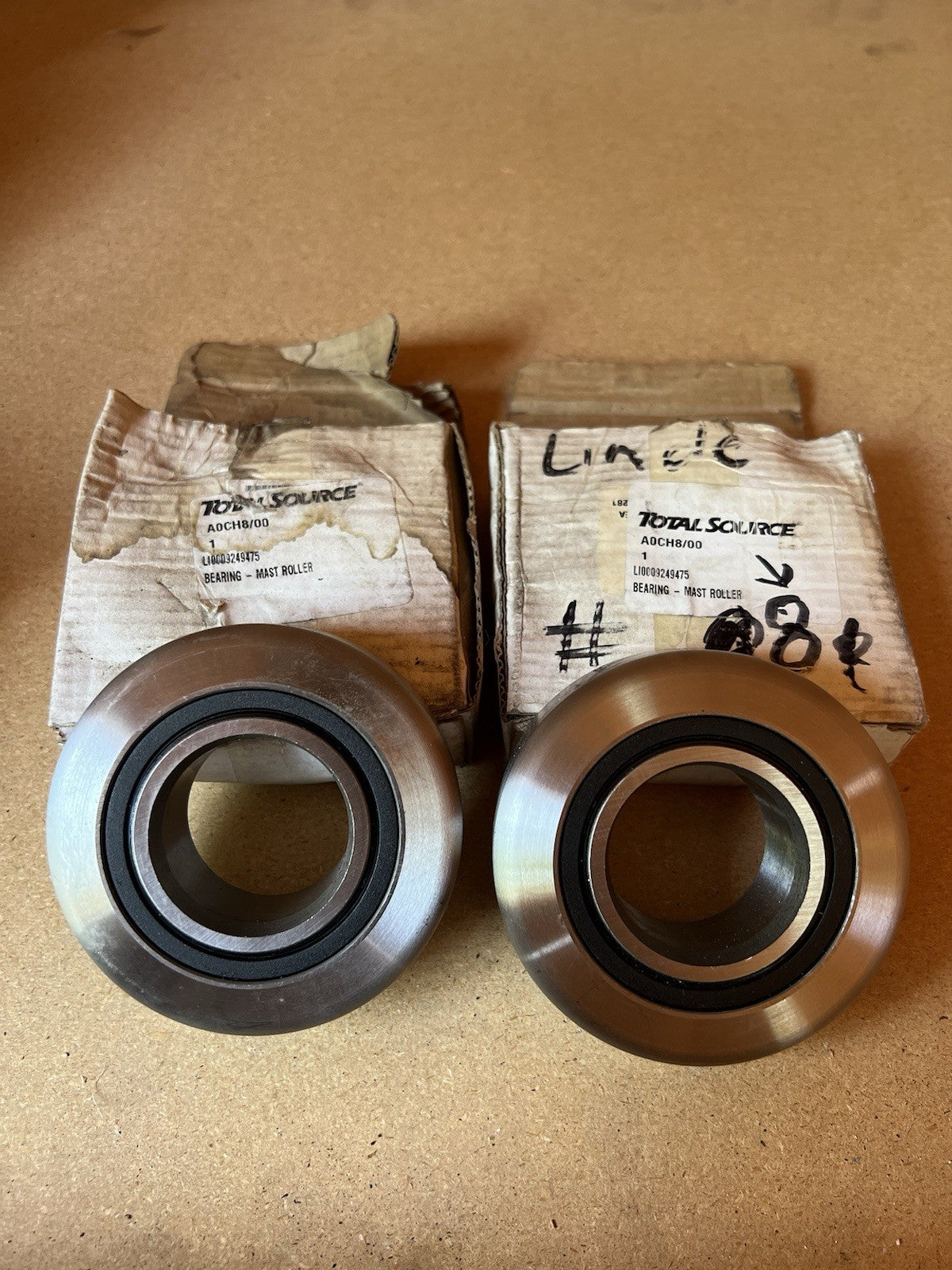 (QTY 2) LI0009249475 Linde Forklift Mast Roller