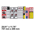 NEW Forklift Safety Decal KIT SY1711  Forklift OSHA Compliant kit