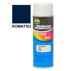 KOMATSU FORKLIFT SPRAY PAINT TOUCH BLUE STYLE 12 0Z (SET OF 2)