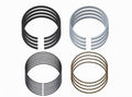 91H20-00830 Nissan Forklift K21 / K25 Engine Piston Ring Set STD