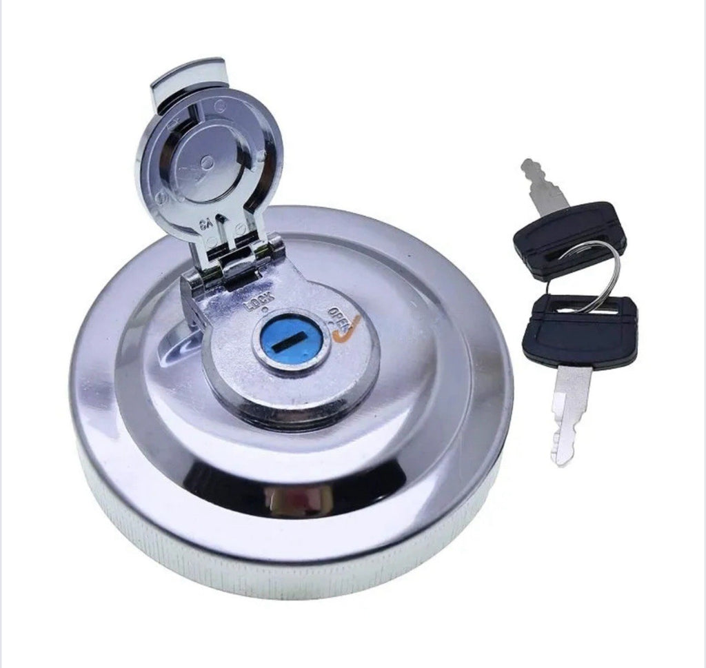 Fuel Tank Cap With 2 Keys 4361638 for John Deere Engine 4045 6068 Excavator 110