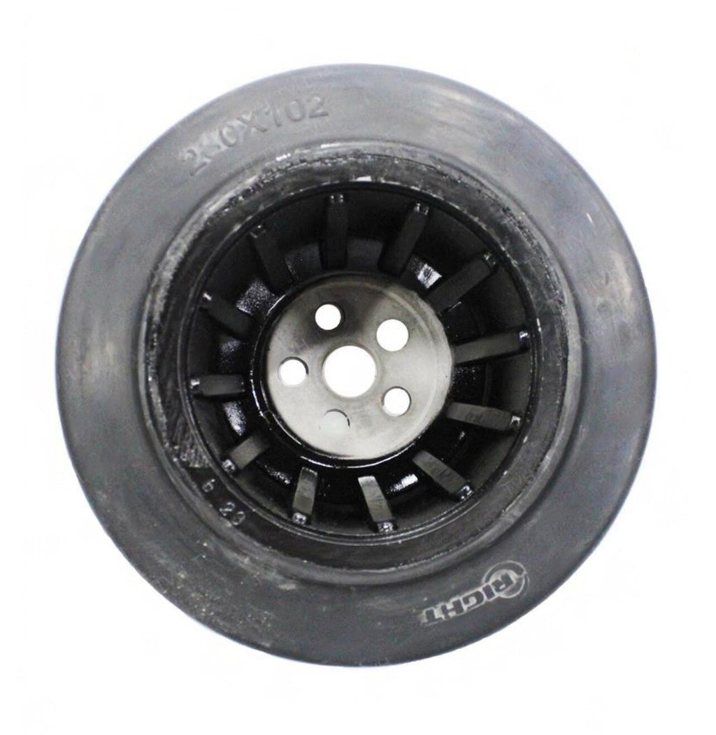 524142925 RUBBER DRIVE TIRE ASSEMBLY FOR YALE MPB040E & MPW045E | 9X4
