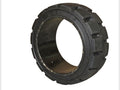 Forklift Cushion Tire Press On 16 x 6 x 10.5 Black Ribbed TIRE-140C