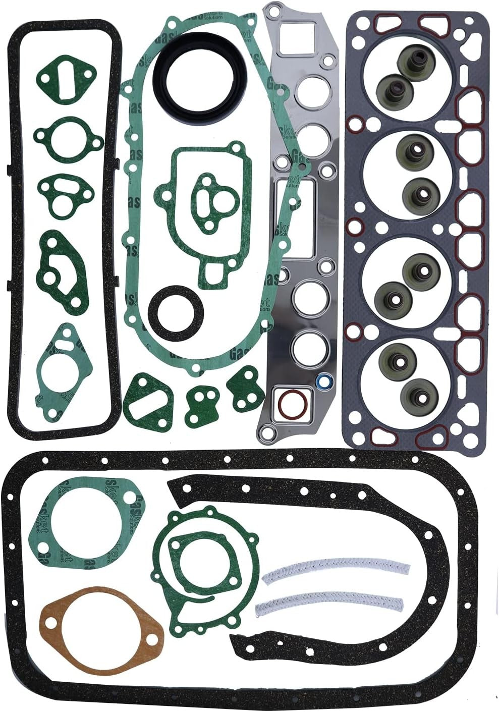 Overhaul Gasket Kit 10101-L1125 Compatible for Nissan H20 Engine Forklift