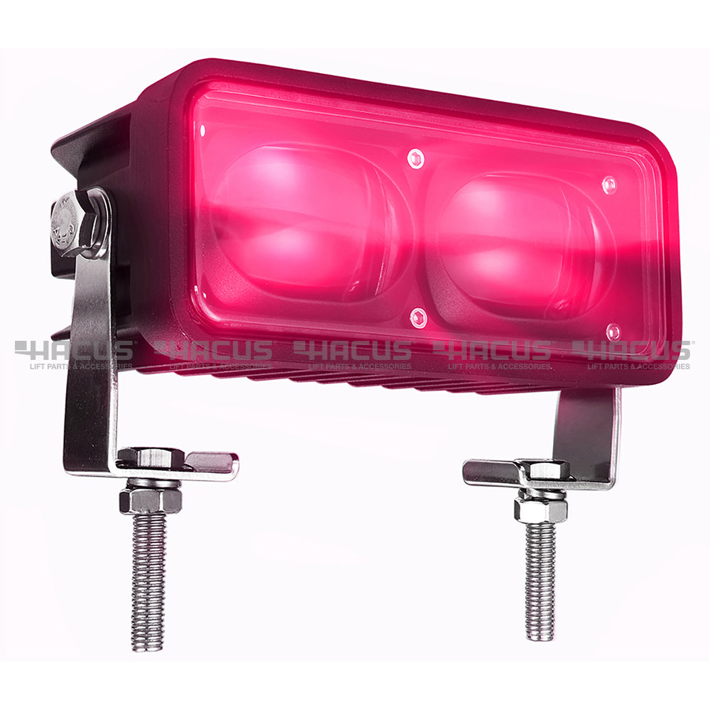 FPE-A-LL21-102B HACUS Forklift LED Double-Eye Red Area Warning Light for Universal Fit