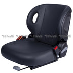 BF2-2-A Universal Forklift Seat Non-Suspension Black Vinyl