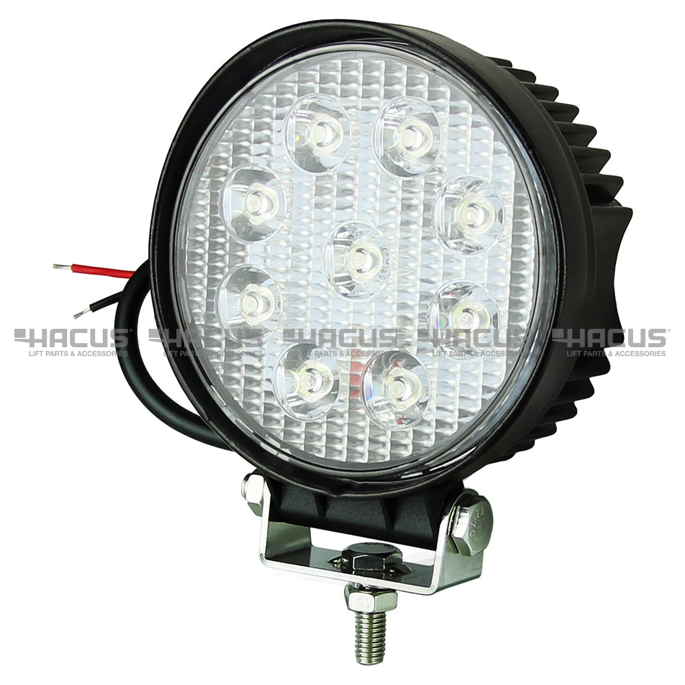 SY300012LED-ROUND HACUS Forklift Round LED Light 27W for Universal Fit