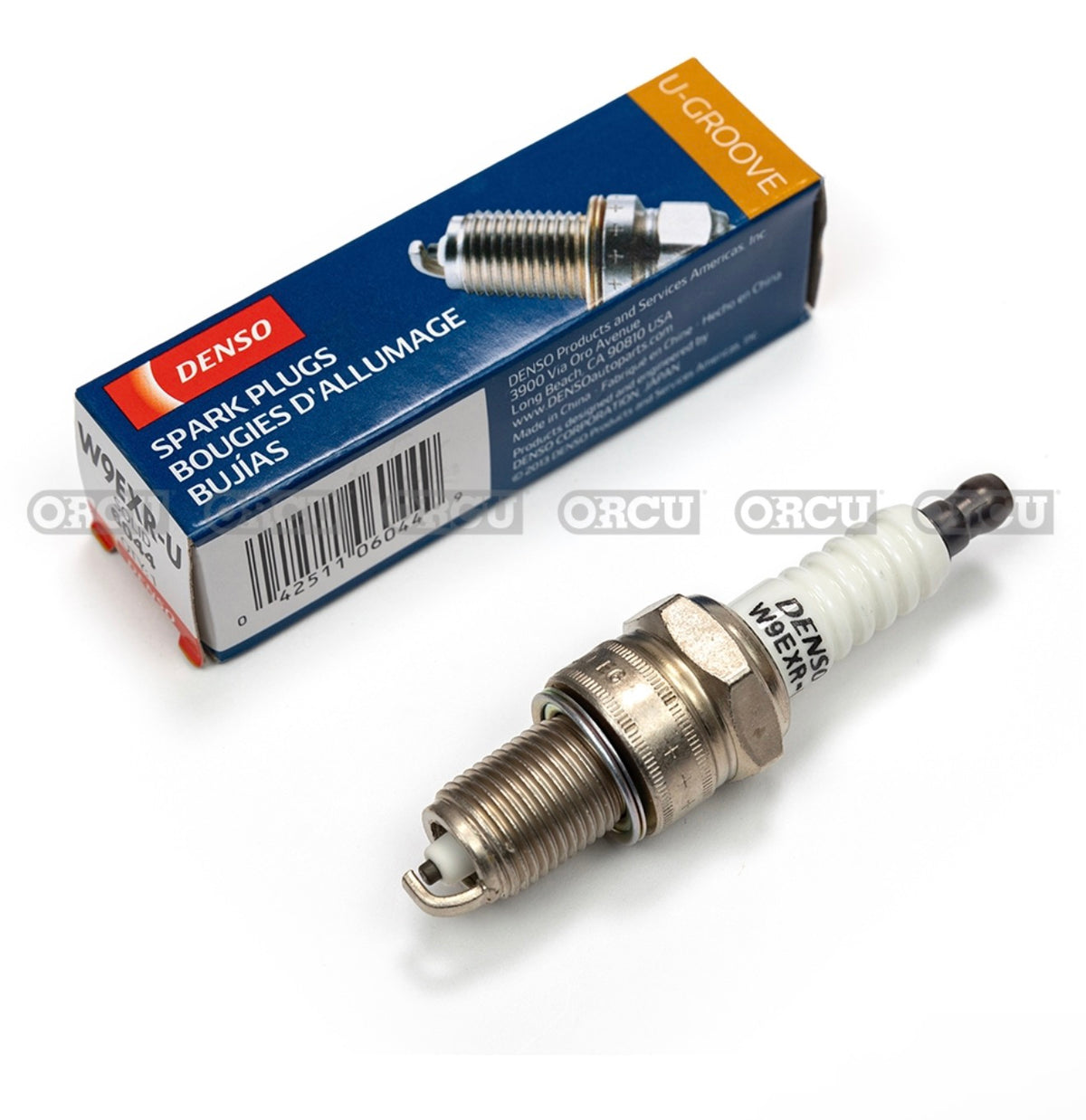 (QTY 4) W9EXR-U Denso Spark Plug for Toyota 4Y FE F2 Forklift Engine