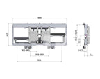 Forklift Fork Positioner Class 4 | 47.2" (Dimensions in picture)