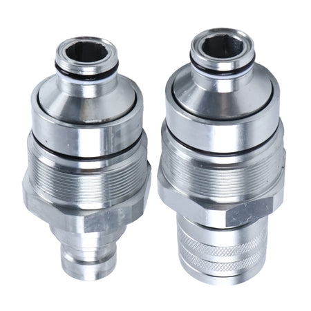 FFH 48mm Male & Female Flat Face Coupler Kit 7246799 7246802 for Bobcat S740 S130 S150 S160 S175 S185 S205 S250