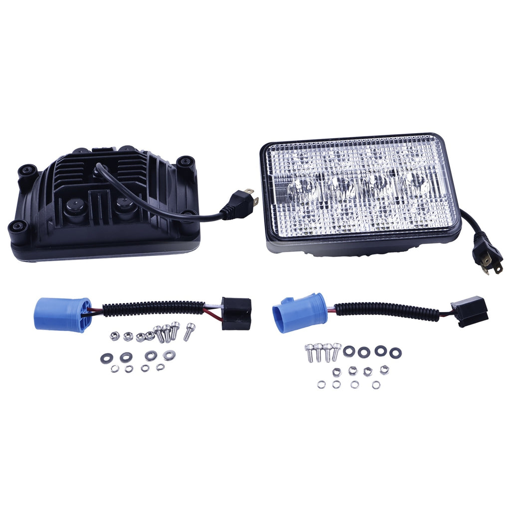 2 LED Hood Lights RE58638 for John Deere Tractor 5103 5203 5220 5403 5410 5415 5603 6603
