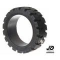 (QTY 2) 18X6X12-1/8 Tires Solid Forklift Press-On Tire black Traction
