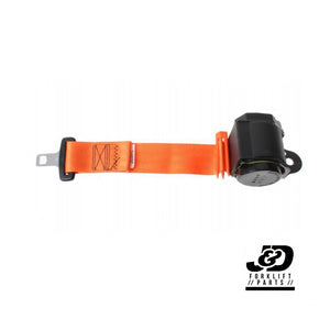 Universal Forklift Retractable Seat Belt- Orange 68.9"