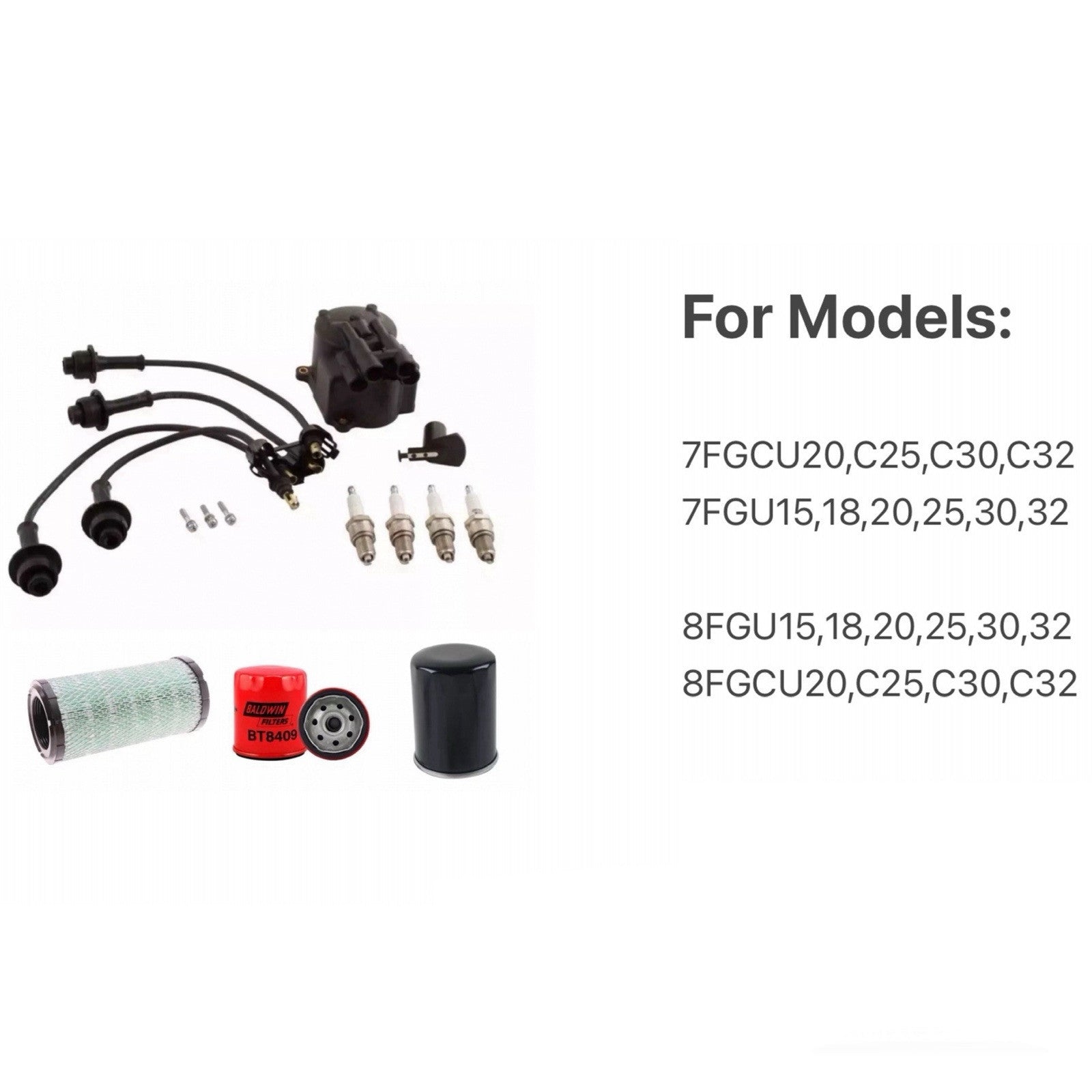 Toyota Forklift Tune Up Kit & Filters For 4Y ENGINE | Fits Many Models
