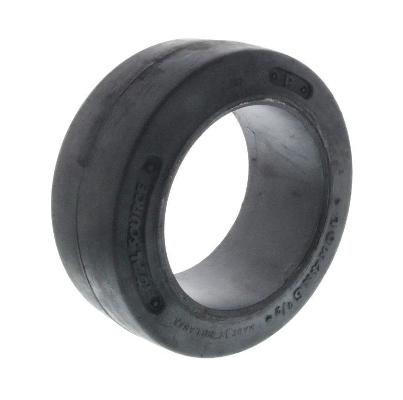 FORKLIFT TIRE - 10 X 4 X 6.5 SMOOTH TOTAL SOURCE PRESS ON BLACK