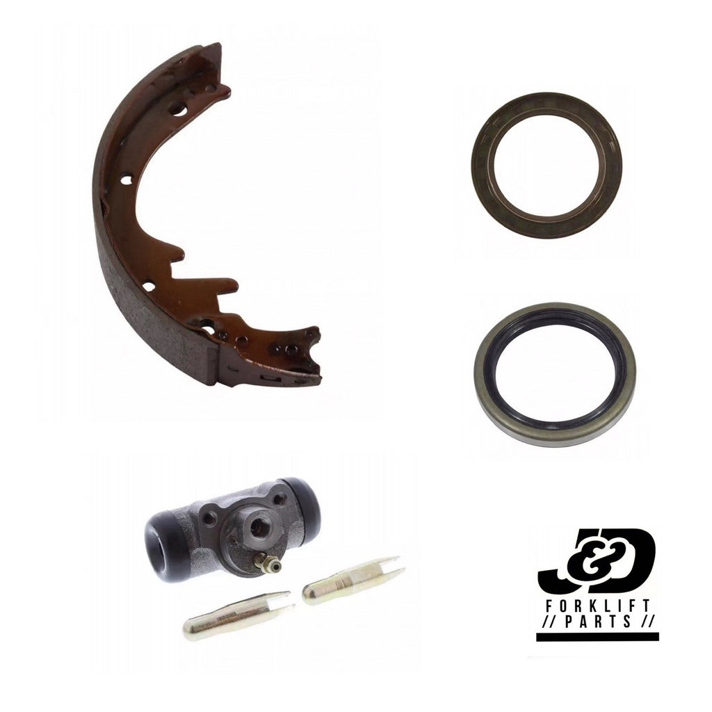 TOYOTA FORKLIFT BRAKE SHOE KIT FOR 7FGCSU20 | SHOES, WHEEL CYL & SEALS