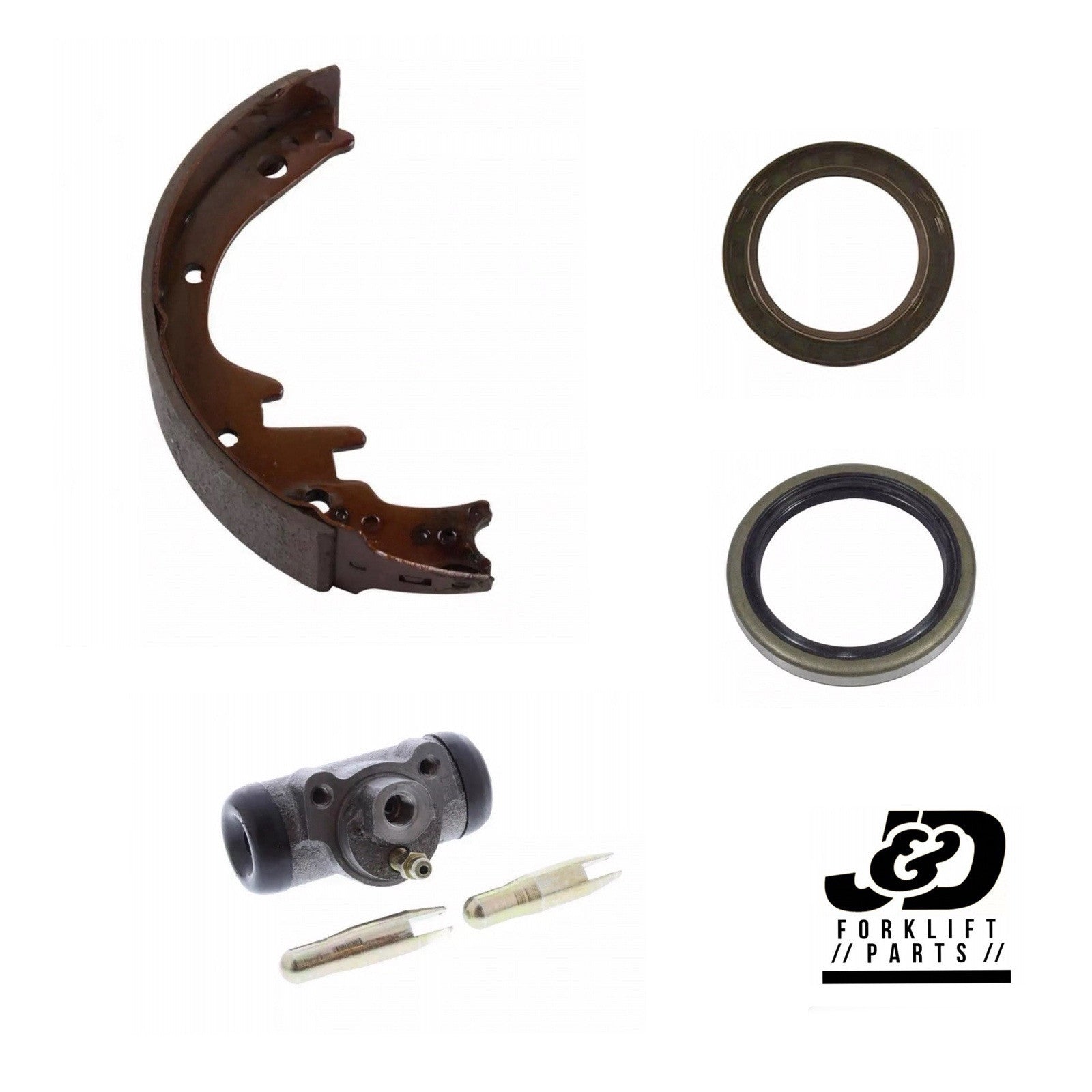 TOYOTA FORKLIFT BRAKE SHOE KIT FOR 7FGCU15/18 | SHOES, WHEEL CYL & SEALS