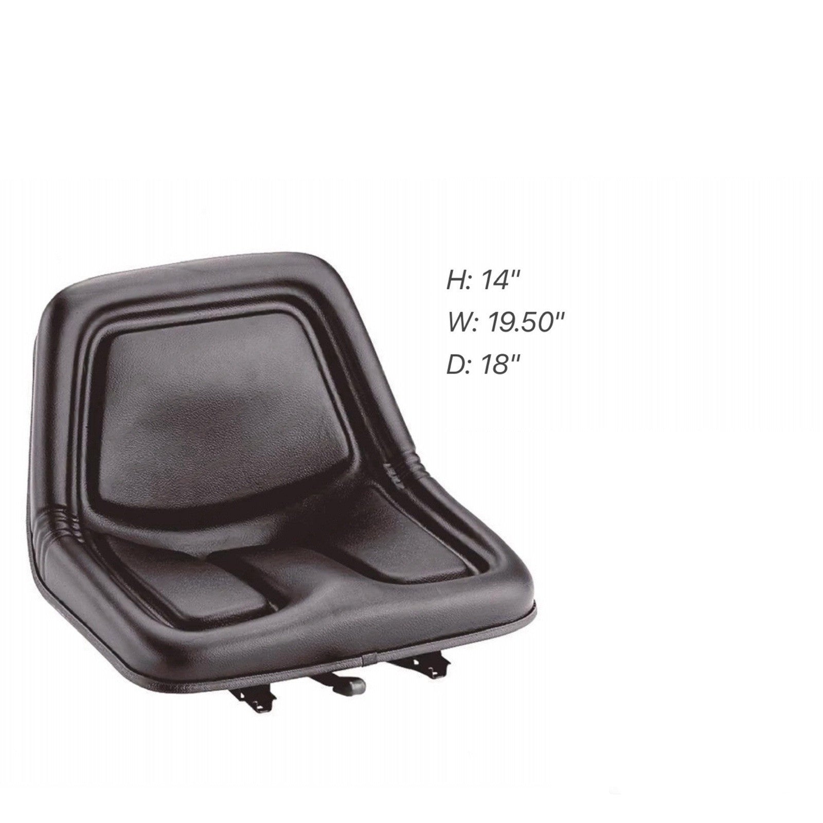 TN53871 NEW Tennant Sweeper Seat | Black Vinyl