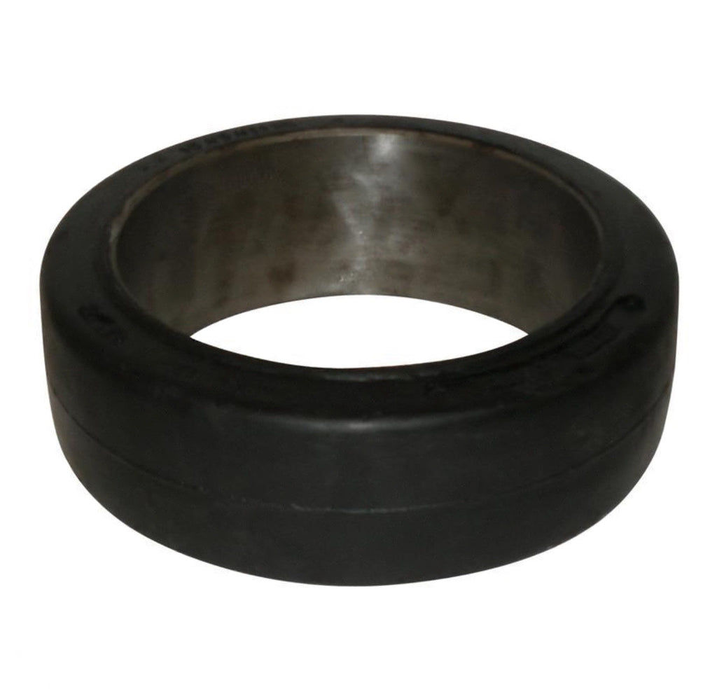 FORKLIFT TIRE 15X5X11.25 SMOOTH PRESS ON | BLACK