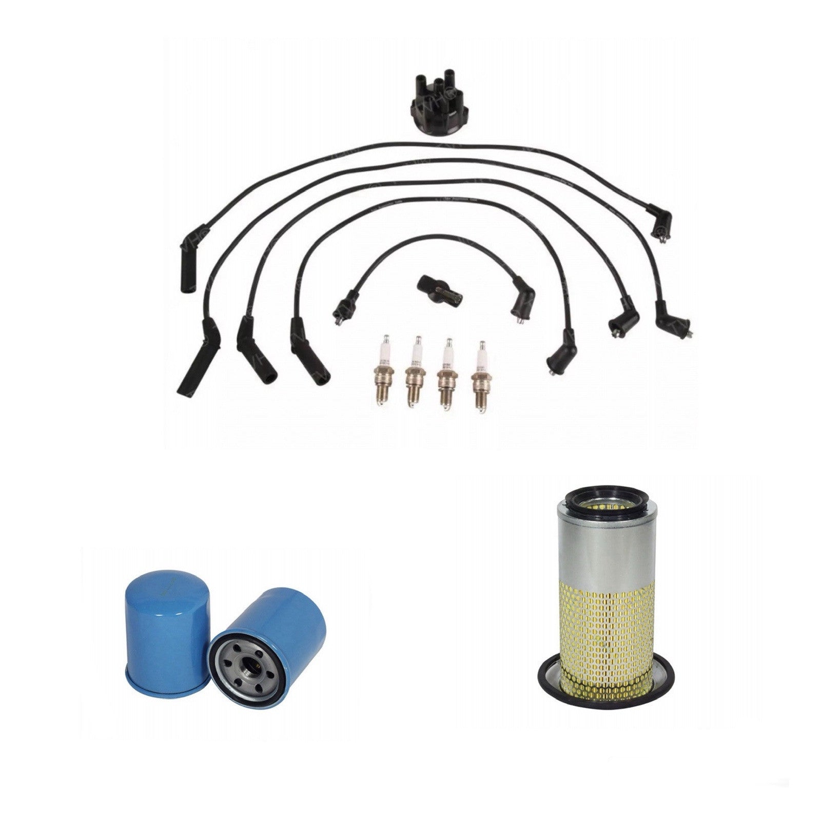 Forklift Tune Up Kit for Mitsubishi 4G63 | Clip Down Cap W/ Air & Oil Filter