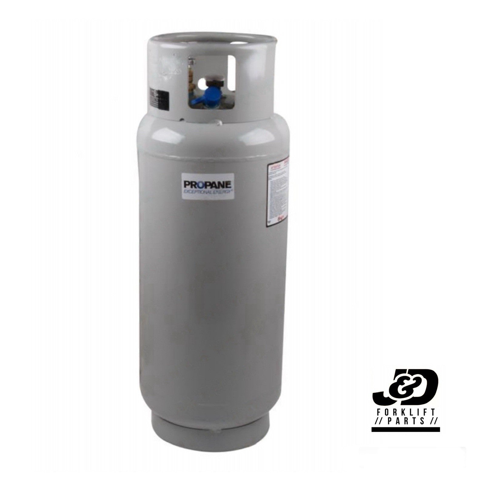 FORKLIFT PROPANE TANK LP LPG - NEW 43.5 LB WITH GAUGE 43 10 GALLON